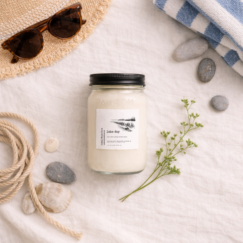 Lake Day Mason Jar Candle and Wax Melt