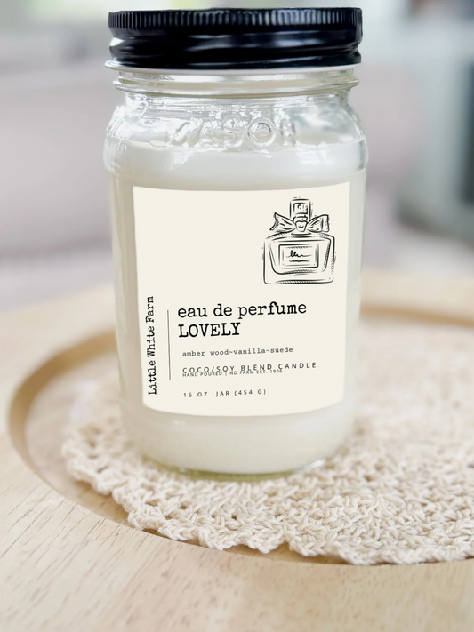 Eau de Perfume Lovely Farmhouse Collection Mason Jar Candle