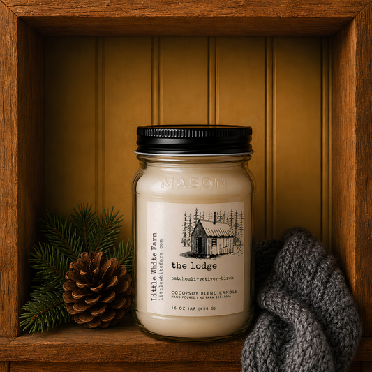 The Lodge Harvest Collection Mason Jar and Wax Melt