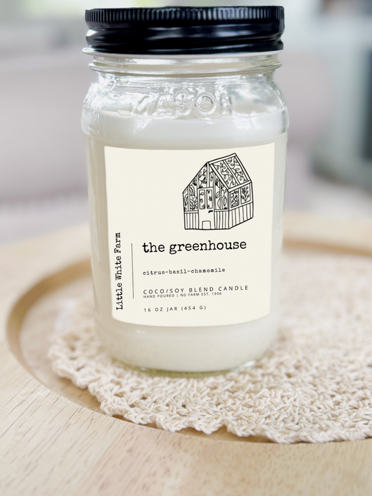 The Greenhouse Spring Collection Mason Jar Candle