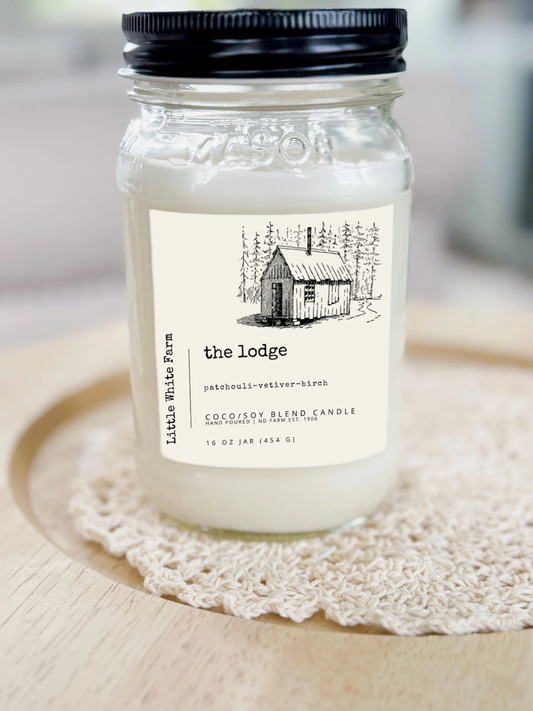 The Lodge Fall Collection Mason Jar Candle