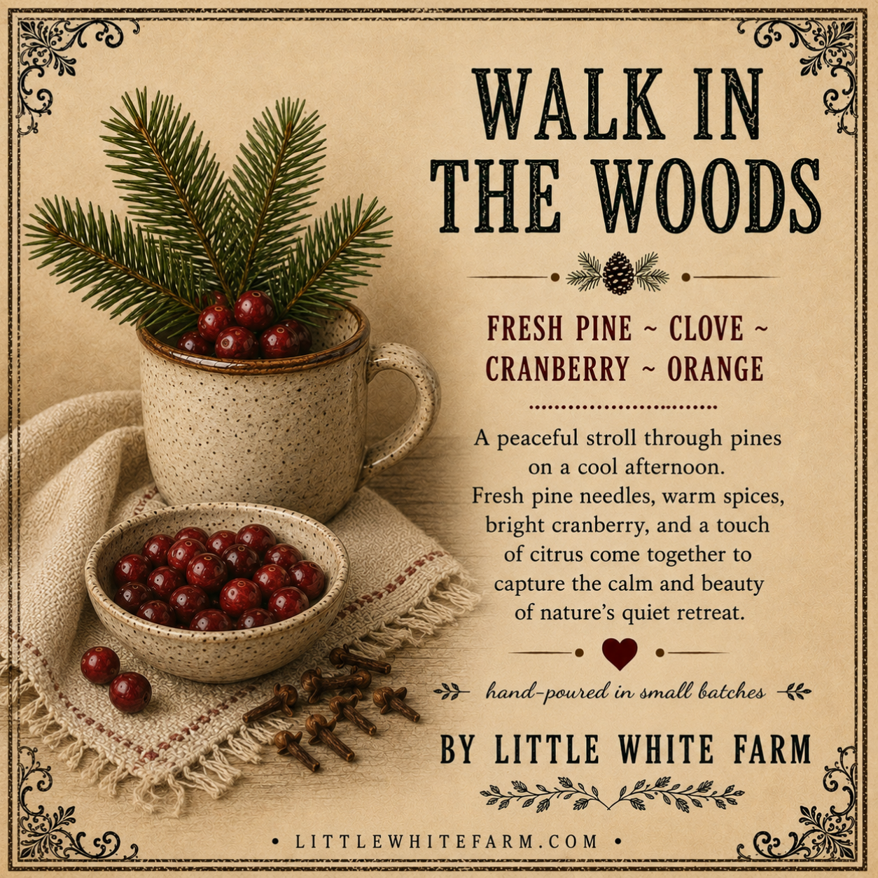 Walk in the Woods Harvest Collection Mason Jar Candle and Wax Melt