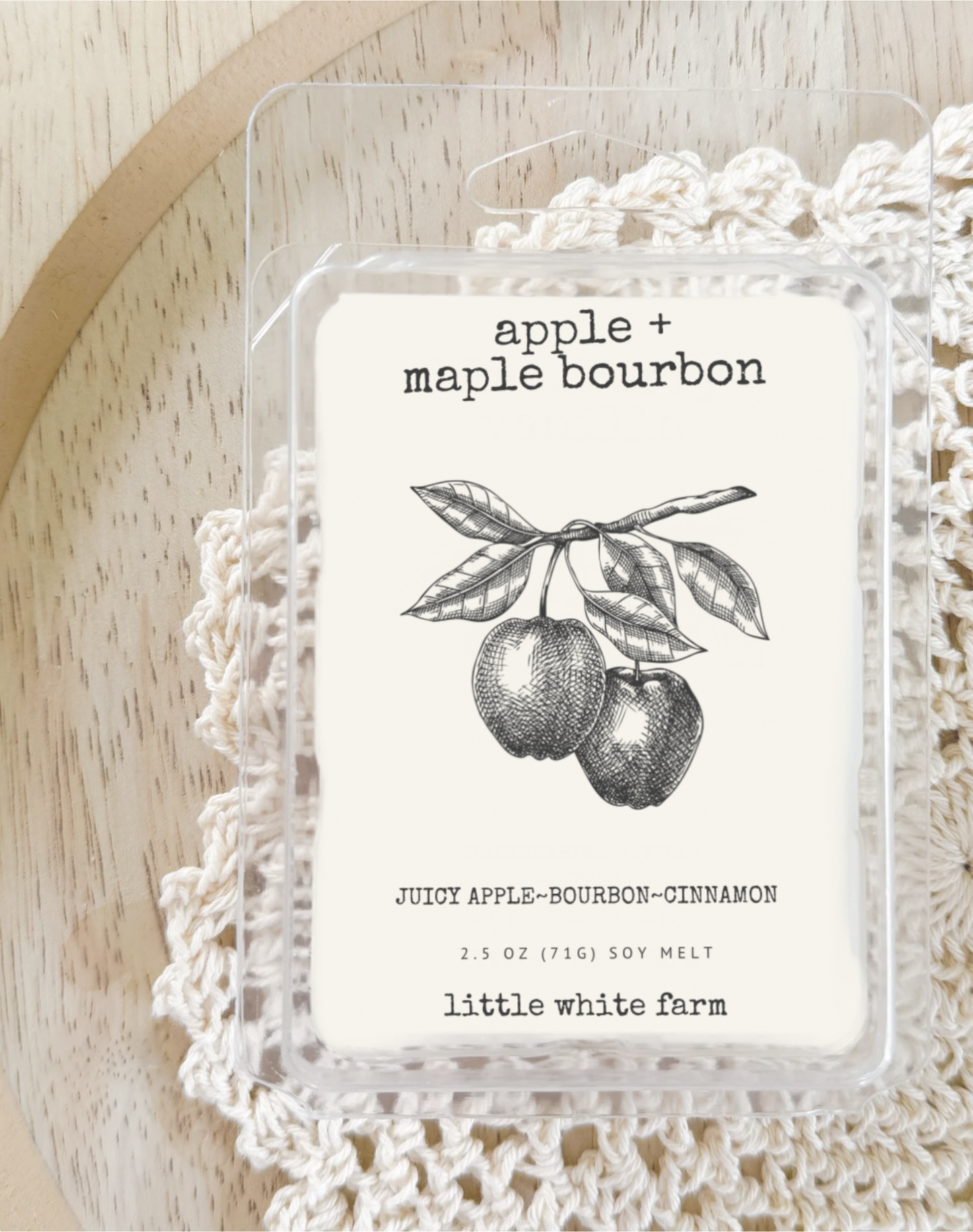 SALE Apple + Maple Bourbon Fall Collection Mason Jar Candle and Wax Melt