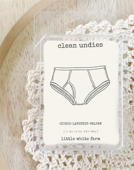 Clean Undies Farmhouse Collection Wax Melt