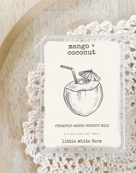 Mango + Coconut Summer Collection Wax Melt
