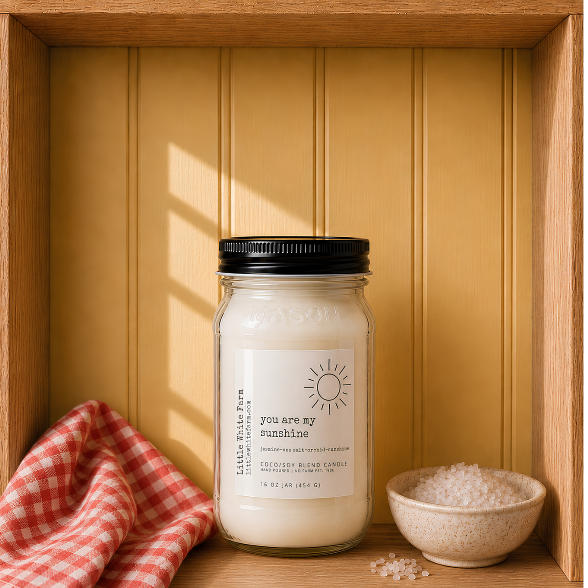 You are my Sunshine Farmhouse Collection Mason Jar Candle and Wax Melt